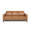 Alison 84" Genuine Leather Square Arm Sofa