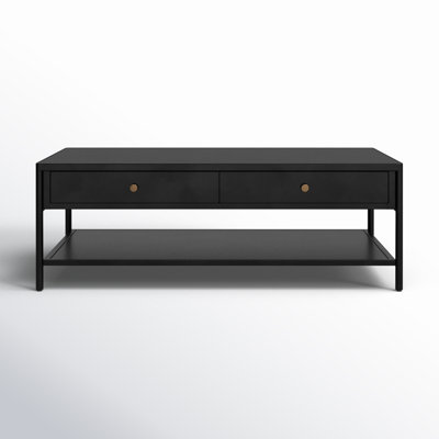 Acer Iron 4 Legs Coffee Table with Storage