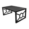 Madison Cast Onyx Aluminum Coffee Table Madison Cast Onyx Aluminum Coffee Table
