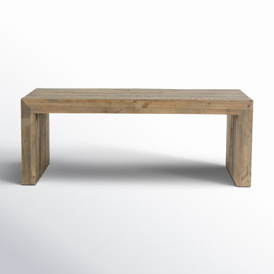 Franconia Solid Wood Sled Coffee Table