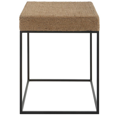 Canarsie Rustic Rope Accent Table