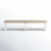Lana Polyester Upholstered Bench