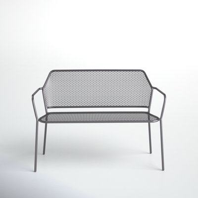 Liliane Wrought Iron Garden Bench