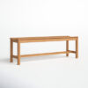 Fleur Solid Wood Bench
